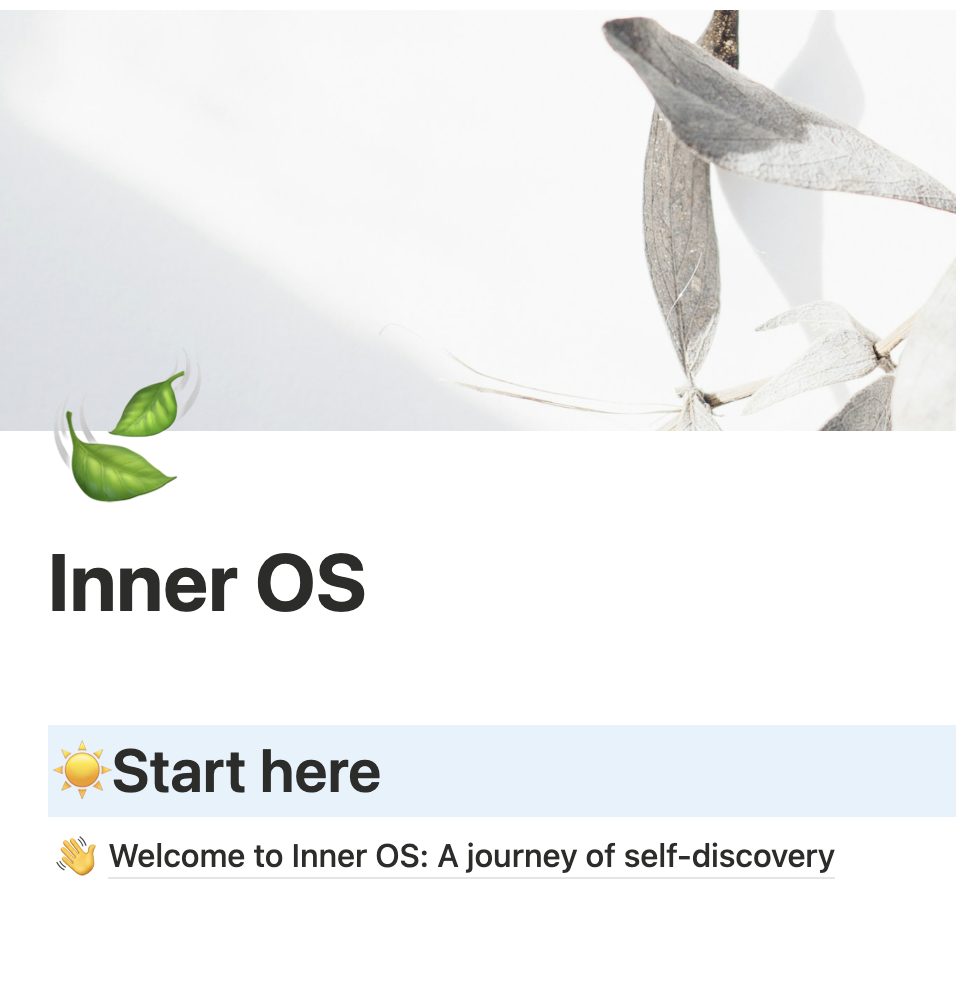 Inner OS: A journey of self discovery